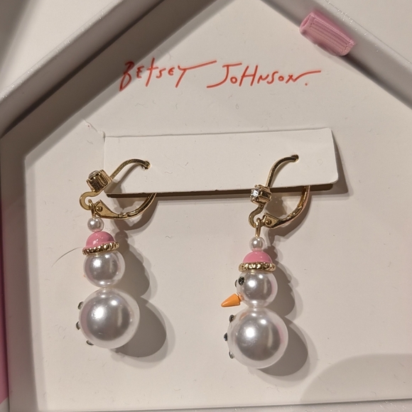 Betsey Johnson Xmas Jewelry Lot: 7 Box, 10pc Earrings & Brooches 🎁ON SALE 🎁 - Picture 13 of 17